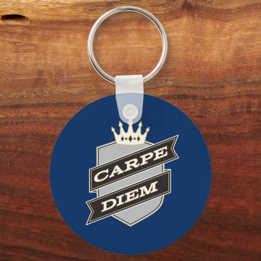 Carpe Diem Button Sleutelhanger (Voorkant)