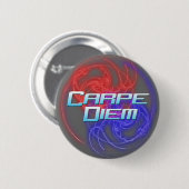 Carpe Diem - Buttonnen Ronde Button 5,7 Cm (Voorkant /achterkant)