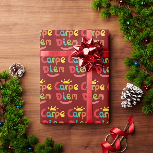 Carpe Diem Cadeaupapier (Feestdagen Geschenken)