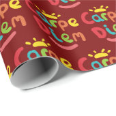 Carpe Diem Cadeaupapier (Rol Hoek)