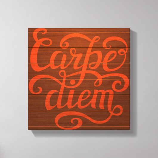 Carpe Diem' Canvas Afdruk (Voorkant)
