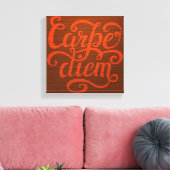 Carpe Diem' Canvas Afdruk (Insitu (Woonkamer))