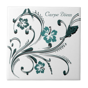 Carpe Diem Ceramic Tile Tegeltje