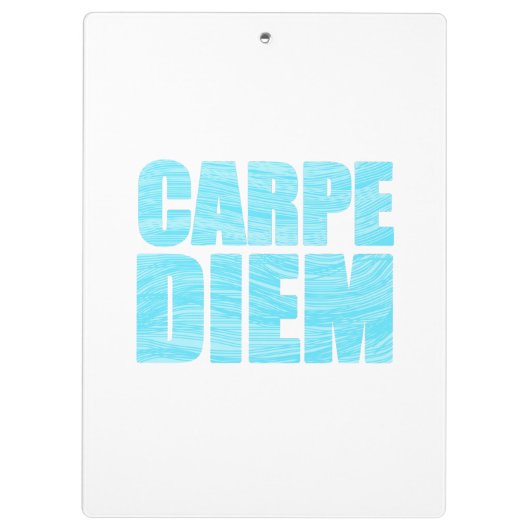 Carpe Diem Clipboard Klembord (Achterkant)