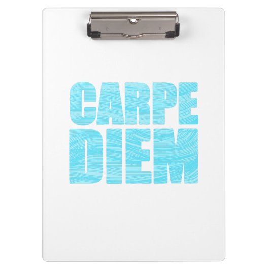 Carpe Diem Clipboard Klembord (Voorkant)