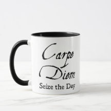 Carpe Diem Dark Academic Black en White 
