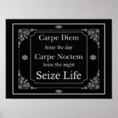 Carpe Diem en Seize Life Poster (Voorkant)