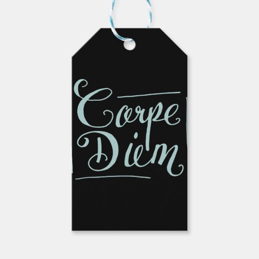 Carpe Diem Fancy Cadeaulabel (Voorkant)