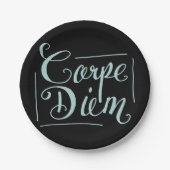 Carpe Diem Fancy Papieren Bordje (Voorkant)