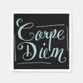 Carpe Diem Fancy Servet (Voorkant)