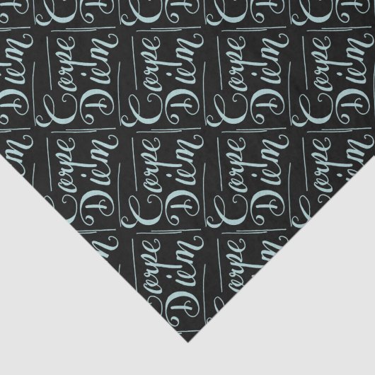 Carpe Diem Fancy Tissuepapier (Detail)