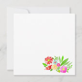 Carpe Diem Floral Garden Kaart (Achterkant)