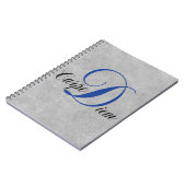 Carpe Diem Flowing Script Notitieboek (Linkerzijde)