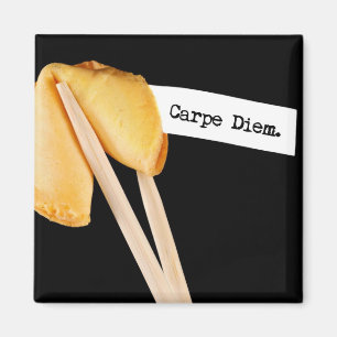 Carpe Diem Fortune Cookie Magneet