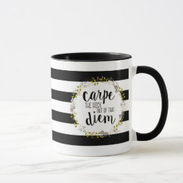 Carpe Diem Funny Inspirating Typography Quote Mok