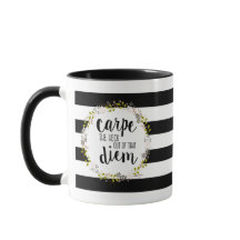 Carpe Diem Funny Inspirating Typography Quote