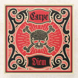 Carpe Diem Glazen Onderzetter