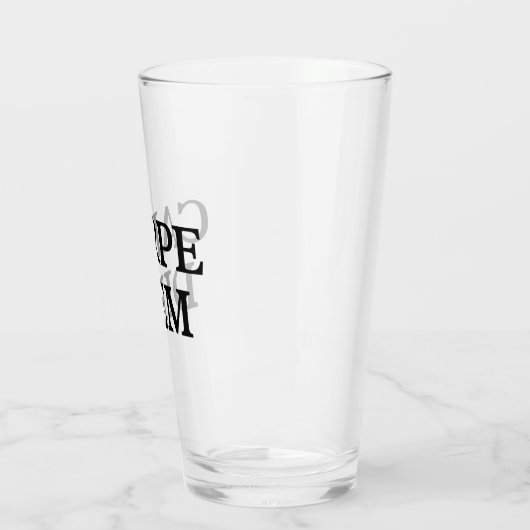 Carpe Diem glazen tumbler (Links)