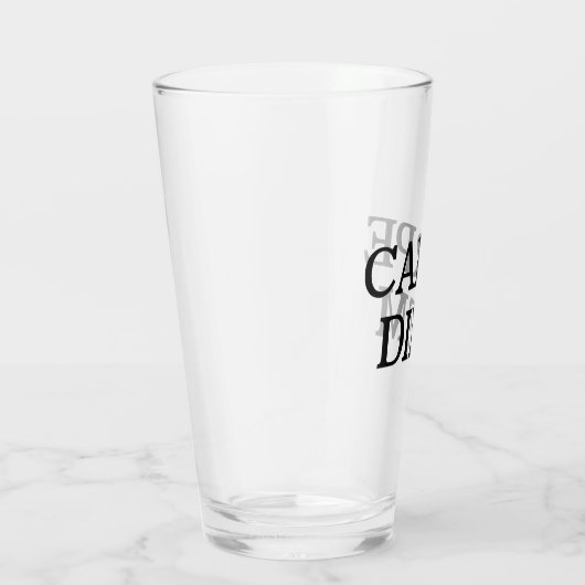 Carpe Diem glazen tumbler (Rechts)