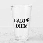 Carpe Diem glazen tumbler (Voorkant)