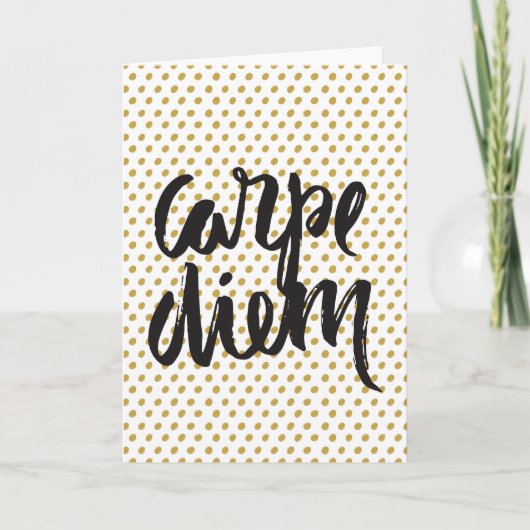 Carpe Diem Greeting Card Kaart (Voorkant)