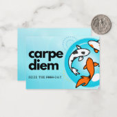 Carpe Diem - Grijp de dag! Kaart Notitiekaartje (Voorkant / Achterkant in situ)