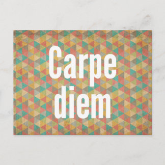 Carpe diem, Grijp de dag, Motiverende citaten Briefkaart
