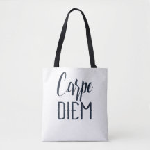 Carpe Diem Grijp De Dag Zwarte Lettertype