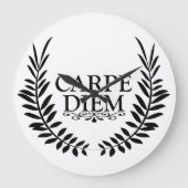Carpe diem grote klok (Voorkant)