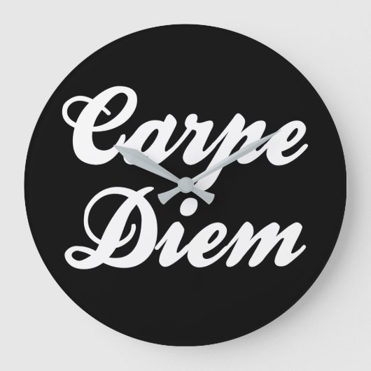 Carpe Diem Grote Klok (Voorkant)
