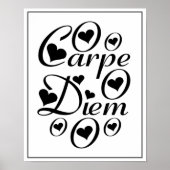Carpe Diem Home/Kantoor Decor Poster (Voorkant)