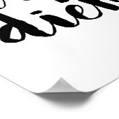 Carpe Diem Inspirerend Quote Poster (Hoek)