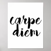 Carpe Diem Inspirerend Quote Poster (Voorkant)
