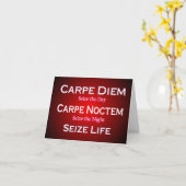 Carpe Diem Kaart (Gele Bloem)