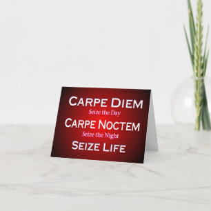 Carpe Diem Kaart