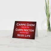 Carpe Diem Kaart (Voorkant)