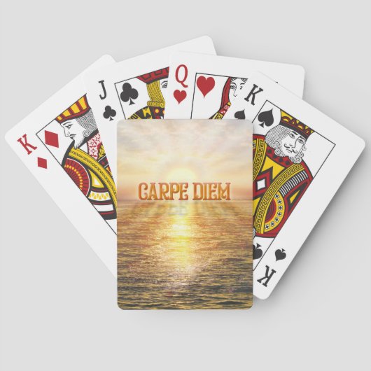 Carpe Diem kaartspel Pokerkaarten (Achterkant)