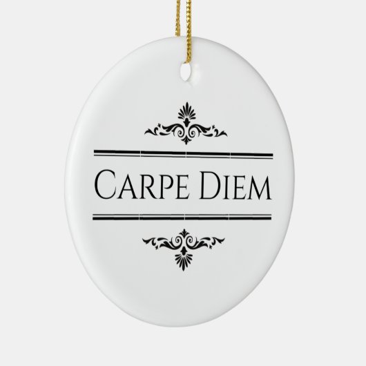 Carpe Diem Keramisch Ornament (Rechts)