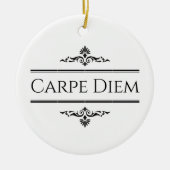 Carpe Diem Keramisch Ornament (Voorkant)