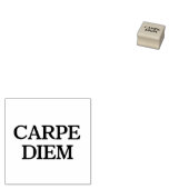 Carpe Diem kleine rubberen stempel geen handvat (Gestempeld)