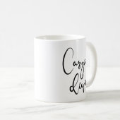 Carpe Diem Koffiemok (Voorkant rechts)