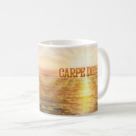 Carpe Diem Koffiemok (Voorkant rechts)