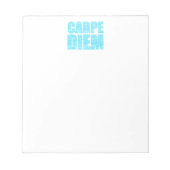 Carpe Diem-laptop Notitieblok (Voorkant)