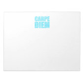 Carpe Diem-laptop Notitieblok (Voorkant)