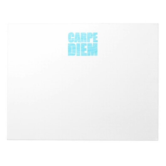 Carpe Diem-laptop Notitieblok (Voorkant)