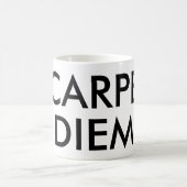 Carpe Diem Latijnse quote Koffiemok (Center)