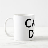 Carpe Diem Latijnse quote Koffiemok (Links)