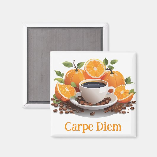 Carpe diem magneet (Voorkant / Achterkant)