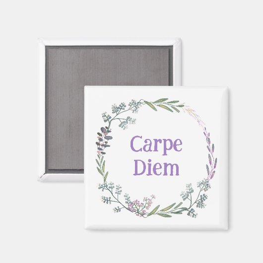 Carpe diem magneet (Voorkant / Achterkant)