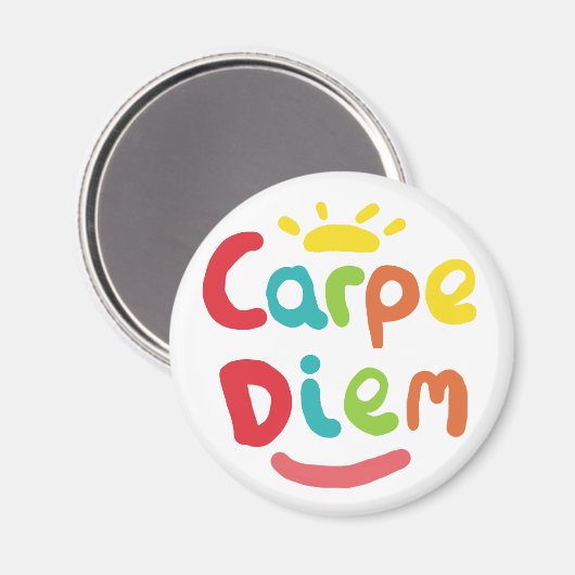 Carpe Diem Magneet (Voorkant / Achterkant)